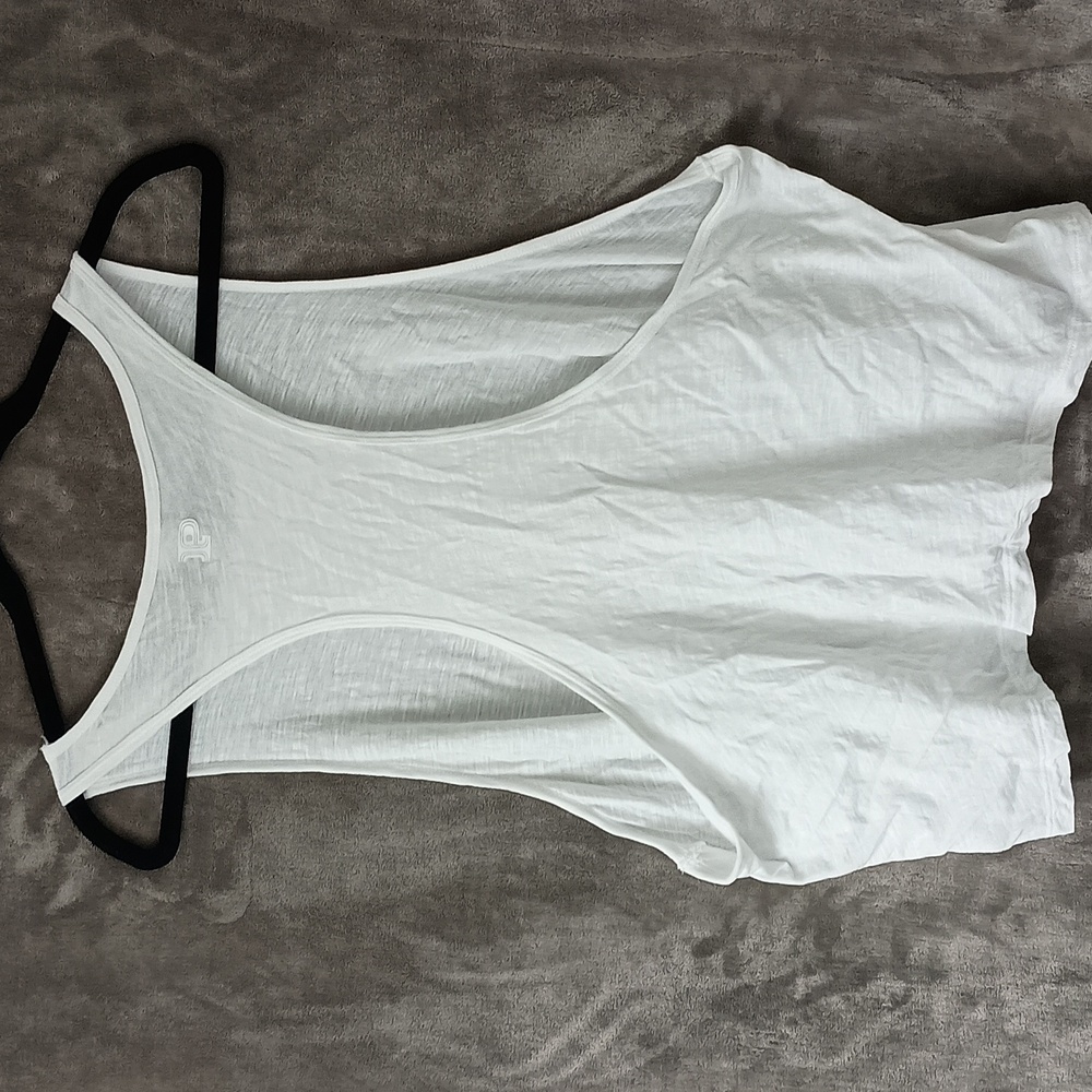 PINK White Racer Back Tank Top XXL - Picture 5 of 7